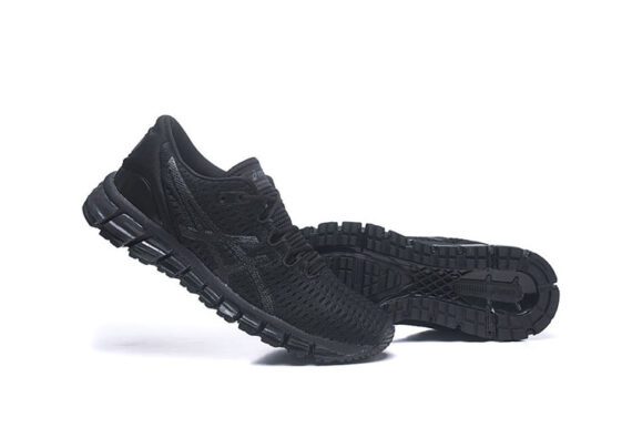 ⁦נעלי אסיקס-ASICS - Full Black⁩ – תמונה ⁦4⁩