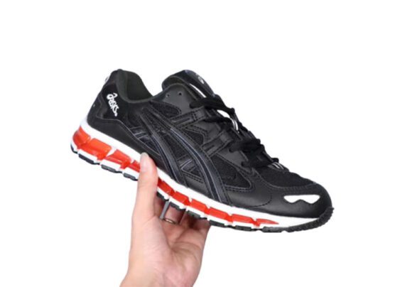 ⁦נעלי אסיקס-ASICS - GEL-KAYANO - Black Red⁩ – תמונה ⁦5⁩