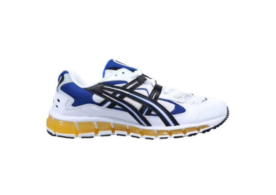 ⁦נעלי אסיקס-ASICS - GEL-KAYANO - White Blue Yellow⁩ – תמונה ⁦2⁩