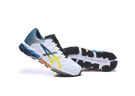 ⁦נעלי אסיקס-ASICS - GEL-QUANTUM - White & Blue⁩ – תמונה ⁦4⁩