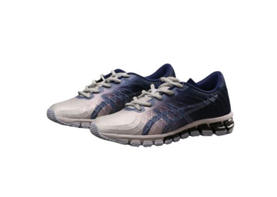 ⁦נעלי אסיקס-ASICS - Gray - Dark Blue⁩ – תמונה ⁦3⁩