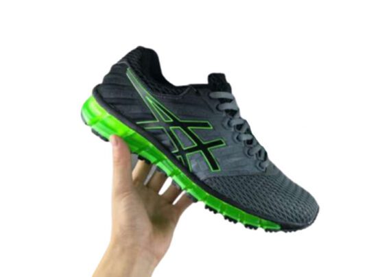 ⁦נעלי אסיקס-ASICS - Gray Fluorescent Green⁩ – תמונה ⁦4⁩