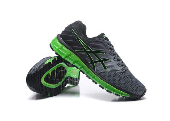 ⁦נעלי אסיקס-ASICS - Gray Fluorescent Green⁩ – תמונה ⁦5⁩