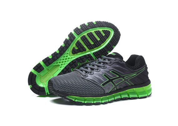 ⁦נעלי אסיקס-ASICS - Gray Fluorescent Green⁩ – תמונה ⁦6⁩