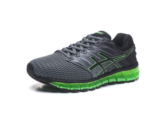 ⁦נעלי אסיקס-ASICS - Gray Fluorescent Green⁩ – תמונה ⁦3⁩