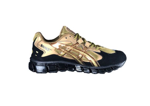 ⁦נעלי אסיקס-ASICS - KAYANO Gold Black⁩ – תמונה ⁦2⁩