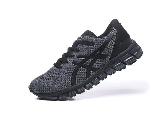 נעלי אסיקס-ASICS - KNIT 2 - Black Gray