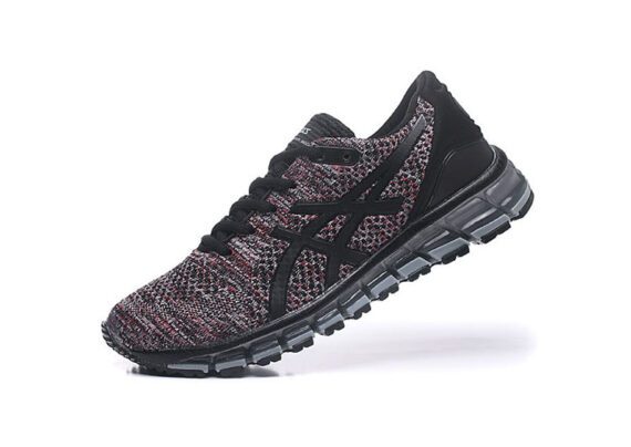 נעלי אסיקס-ASICS - KNIT 2 - Black Red