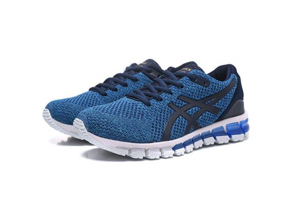 ⁦נעלי אסיקס-ASICS - KNIT 2 - Blue & White⁩ – תמונה ⁦2⁩