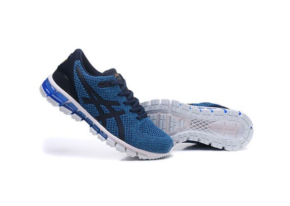 ⁦נעלי אסיקס-ASICS - KNIT 2 - Blue & White⁩ – תמונה ⁦3⁩