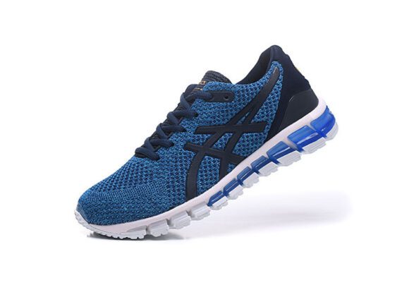 נעלי אסיקס-ASICS - KNIT 2 - Blue & White