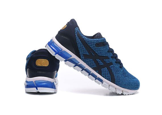 ⁦נעלי אסיקס-ASICS - KNIT 2 - Blue & White⁩ – תמונה ⁦4⁩