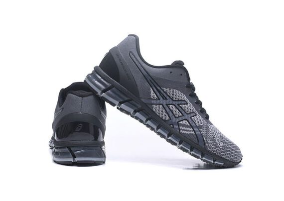 ⁦נעלי אסיקס-ASICS - KNIT - Light Gray Dark Gray⁩ – תמונה ⁦4⁩