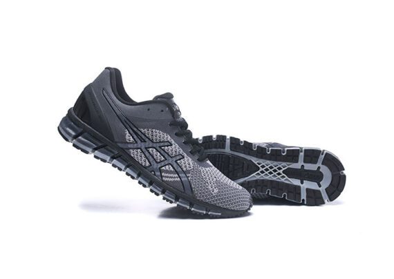 ⁦נעלי אסיקס-ASICS - KNIT - Light Gray Dark Gray⁩ – תמונה ⁦5⁩