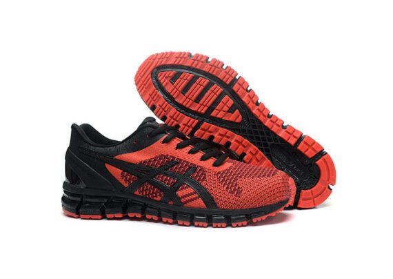 ⁦נעלי אסיקס-ASICS - KNIT - Light-Red Black⁩ – תמונה ⁦3⁩