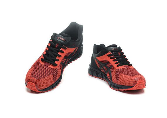 ⁦נעלי אסיקס-ASICS - KNIT - Light-Red Black⁩ – תמונה ⁦5⁩