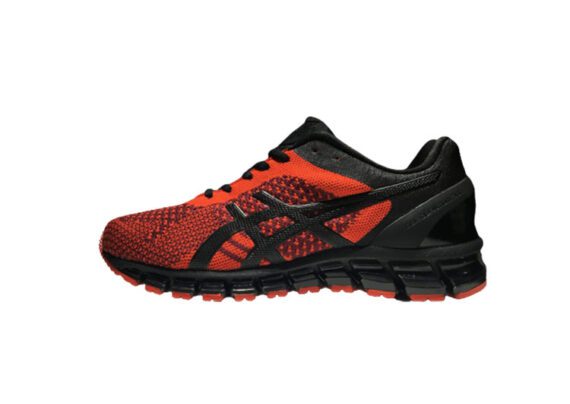 נעלי אסיקס-ASICS - KNIT - Red Black