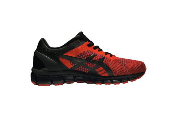 ⁦נעלי אסיקס-ASICS - KNIT - Red Black⁩ – תמונה ⁦2⁩