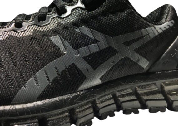 ⁦נעלי אסיקס-ASICS - Mesh - Black - Dark Border⁩ – תמונה ⁦10⁩