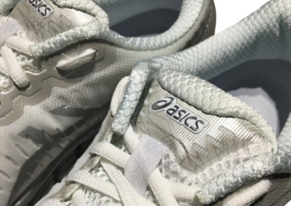 ⁦נעלי אסיקס-ASICS - Mesh - Kidnapper - Silver Border⁩ – תמונה ⁦15⁩