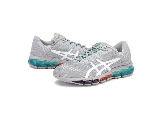 ⁦נעלי אסיקס-ASICS - QUANTUM - Acquard Noodles JCQ - Light Gray Blue - Female⁩ – תמונה ⁦3⁩