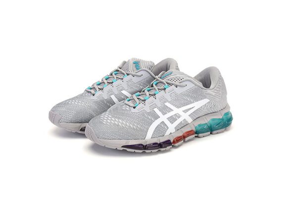 ⁦נעלי אסיקס-ASICS - QUANTUM - Acquard Noodles JCQ - Light Gray Blue - Female⁩ – תמונה ⁦2⁩