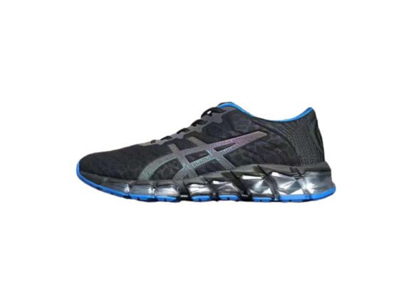 נעלי אסיקס-ASICS - QUANTUM - Black & Blue - 3M Reflective