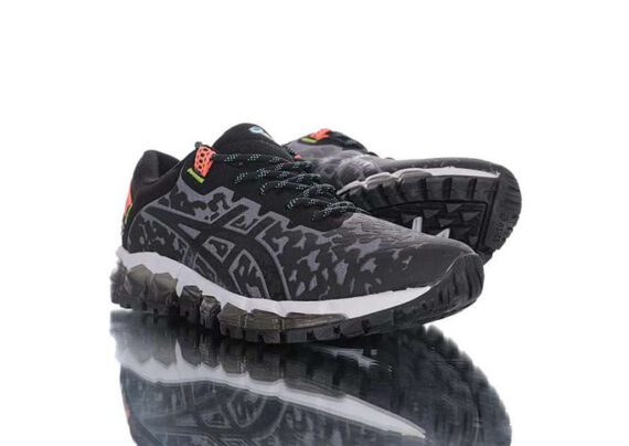 ⁦נעלי אסיקס-ASICS - QUANTUM - Black Gray⁩ – תמונה ⁦2⁩