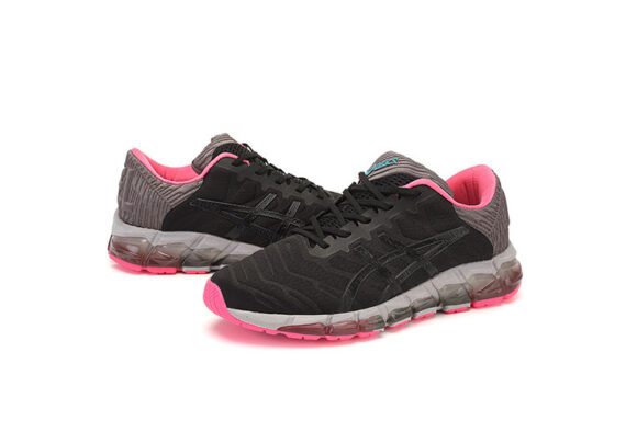 ⁦נעלי אסיקס-ASICS - QUANTUM - Black Gray & Pink⁩ – תמונה ⁦2⁩