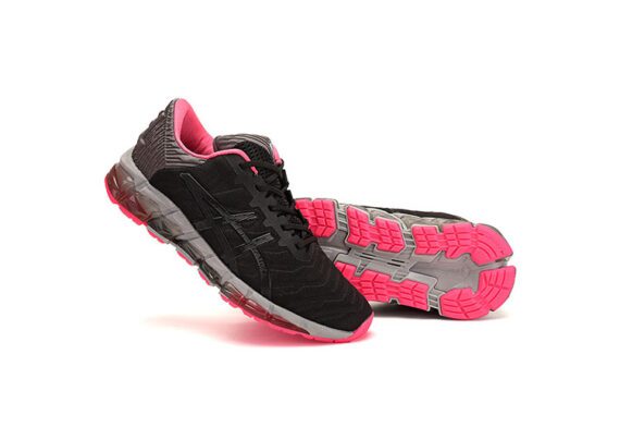 ⁦נעלי אסיקס-ASICS - QUANTUM - Black Gray & Pink⁩ – תמונה ⁦4⁩