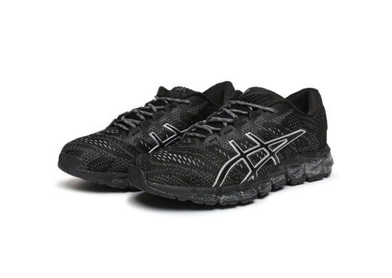 ⁦נעלי אסיקס-ASICS - QUANTUM - Jacquard Noodle JCQ - Black & White⁩ – תמונה ⁦2⁩