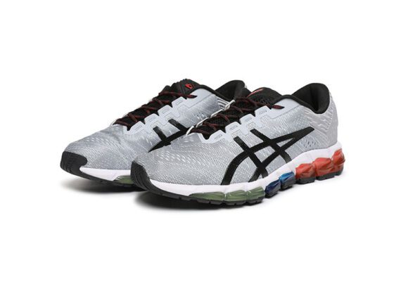 ⁦נעלי אסיקס-ASICS - QUANTUM - Jacquard Noodle JCQ - Grey Black⁩ – תמונה ⁦2⁩