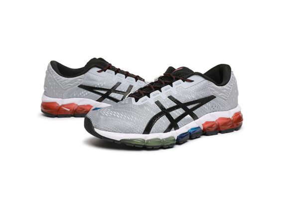 ⁦נעלי אסיקס-ASICS - QUANTUM - Jacquard Noodle JCQ - Grey Black⁩ – תמונה ⁦4⁩