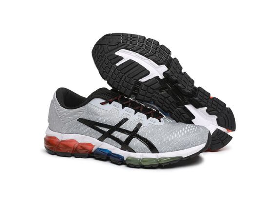 ⁦נעלי אסיקס-ASICS - QUANTUM - Jacquard Noodle JCQ - Grey Black⁩ – תמונה ⁦6⁩