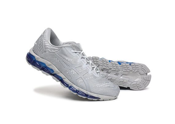 ⁦נעלי אסיקס-ASICS - QUANTUM - Jacquard Noodle JCQ - Gray Silver⁩ – תמונה ⁦3⁩