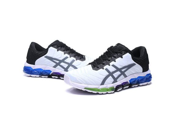 ⁦נעלי אסיקס-ASICS - QUANTUM - White Black Green Dark Gray⁩ – תמונה ⁦2⁩