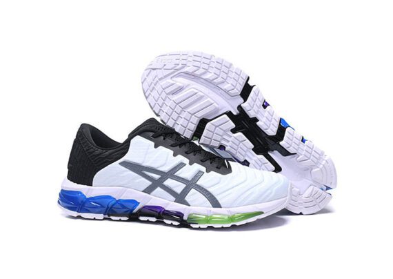 ⁦נעלי אסיקס-ASICS - QUANTUM - White Black Green Dark Gray⁩ – תמונה ⁦5⁩