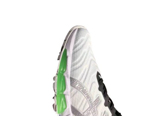 ⁦נעלי אסיקס-ASICS - QUANTUM - White Black Green Light Gray⁩ – תמונה ⁦7⁩