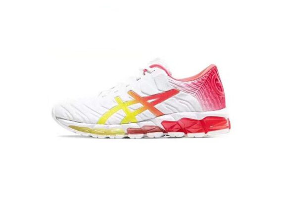 נעלי אסיקס-ASICS - QUANTUM - White - Powder