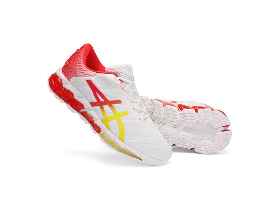 ⁦נעלי אסיקס-ASICS - QUANTUM - White - Powder⁩ – תמונה ⁦5⁩