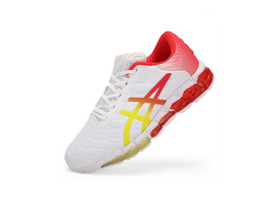 ⁦נעלי אסיקס-ASICS - QUANTUM - White - Powder⁩ – תמונה ⁦6⁩