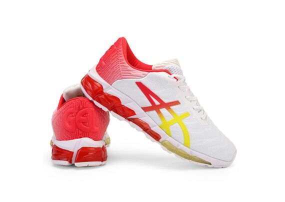 ⁦נעלי אסיקס-ASICS - QUANTUM - White - Powder⁩ – תמונה ⁦7⁩