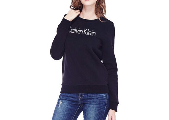 CK Round Neck Sweater Women-Black