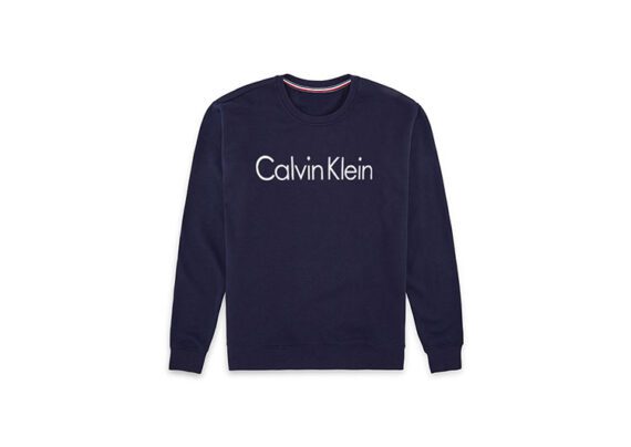 CK Round Neck Sweater Women-Navy Blue