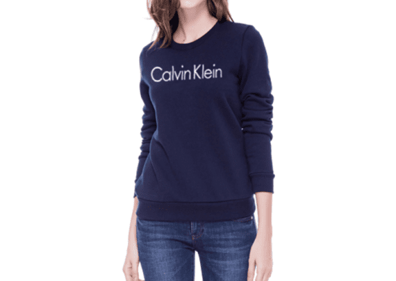 ⁦CK Round Neck Sweater Women-Navy Blue⁩ – תמונה ⁦2⁩