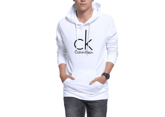 Big CK Sweater -White