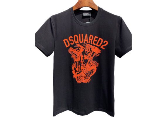 DSQUARED2 TSHIRT MEN SHORT - Black & Harley Davidson ORG