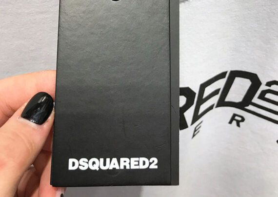 ⁦DSQUARED2 TSHIRT MEN SHORT - Black White Combo⁩ – תמונה ⁦4⁩