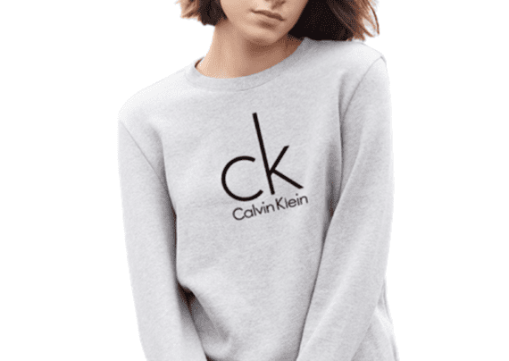 ⁦Large CK Round Neck Sweater Women-Gray⁩ – תמונה ⁦2⁩