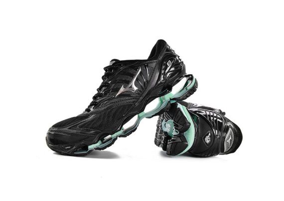 ⁦נעלי מיזונו-MIZUNO-Black & Acapulco⁩ – תמונה ⁦5⁩